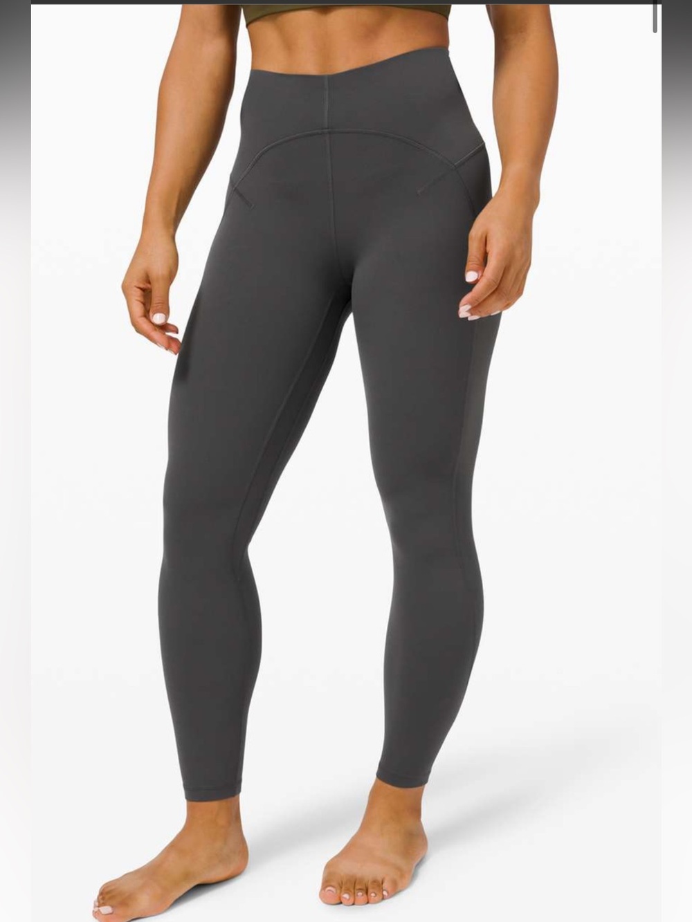 Lululemon Unlimit High-Rise Tight 25" Graphite Grey Size 6 * Rare / Discontinued
